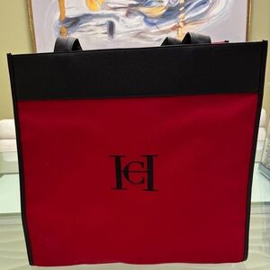 Carolina Herrera Good Girl Red and Black Tote Bag